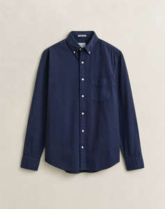 GANT РИЗА С ДЪЛЪГ РЪКАВ REG GMNT DYED TWILL SHIRT