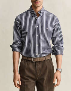 GANT РИЗА С ДЪЛЪГ РЪКАВ REG POPLIN STRIPE SHIRT