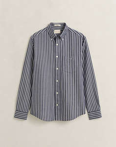GANT РИЗА С ДЪЛЪГ РЪКАВ REG POPLIN STRIPE SHIRT