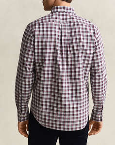 GANT РИЗА С ДЪЛЪГ РЪКАВ REG POPLIN CHECK SHIRT