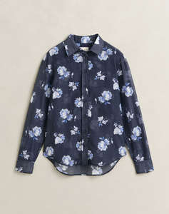 GANT РИЗА С ДЪЛЪГ РЪКАВ REG FLORAL PRINT CTN SILK LS SHIRT