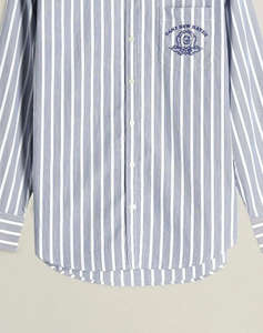 GANT РИЗА С ДЪЛЪГ РЪКАВ REL CLASSIC POPLIN GRAPHIC SHIRT