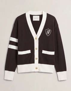GANT ЖИЛЕТКА ПЛЕТЕНА GANT VARSITY CARDIGAN