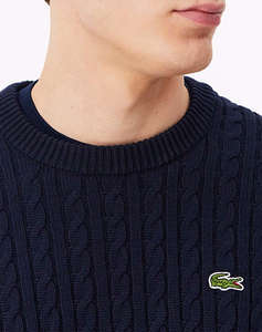 LACOSTE ПУЛОВЕР С ДЪЛЪГ РЪКАВ SWEATER