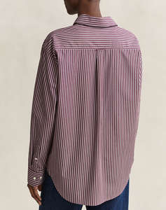 GANT РИЗА С ДЪЛЪГ РЪКАВ REL CLASSIC POPLIN STRIPE SHIRT