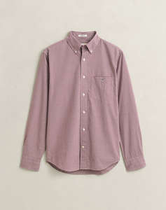 GANT РИЗА С ДЪЛЪГ РЪКАВ REG CLASSIC POPLIN GINGHAM SHIRT