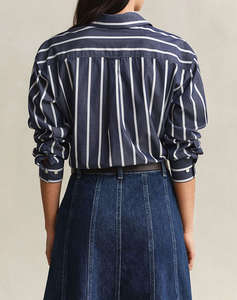 GANT РИЗА С ДЪЛЪГ РЪКАВ REL CLASSIC POPLIN STRIPE SHIRT