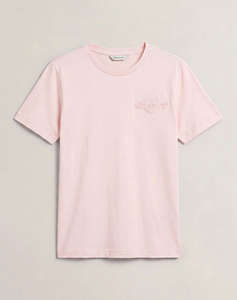GANT БЛУЗА С КЪС РЪКАВ REG TONAL SHIELD SS T-SHIRT
