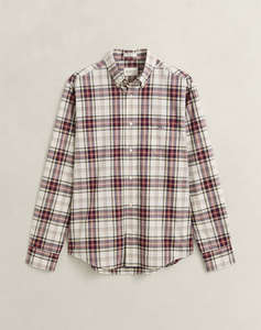 GANT РИЗА С ДЪЛЪГ РЪКАВ REG POPLIN CHECK SHIRT