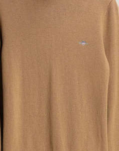 GANT ПУЛОВЕР С ДЪЛЪГ РЪКАВ WOOL COTTON TURTLENECK