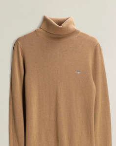 GANT ПУЛОВЕР С ДЪЛЪГ РЪКАВ WOOL COTTON TURTLENECK