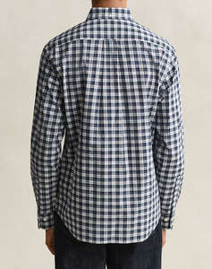 GANT РИЗА С ДЪЛЪГ РЪКАВ REG POPLIN CHECK SHIRT