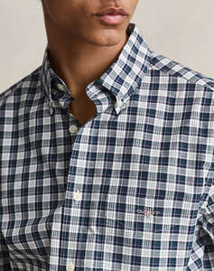 GANT РИЗА С ДЪЛЪГ РЪКАВ REG POPLIN CHECK SHIRT