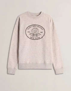 GANT СУИТШЪРТ С ДЪЛЪГ РЪКАВ GRAPHIC C-NECK SWEAT