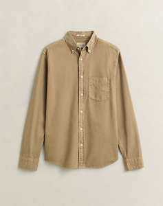 GANT РИЗА С ДЪЛЪГ РЪКАВ REG GMNT DYED TWILL SHIRT