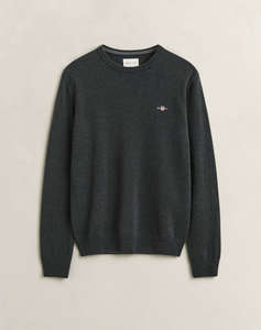 GANT ПУЛОВЕР С ДЪЛЪГ РЪКАВ SUPERFINE LAMBSWOOL C-NECK