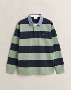 GANT БЛУЗА С ДЪЛЪГ РЪКАВ REG CHAMBRAY STRIPE HEAVY RUGGER
