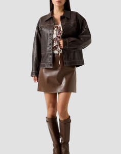 GUESS DENISE TOKYO PU JACKET ЯКЕ ЗА ЖЕНИ