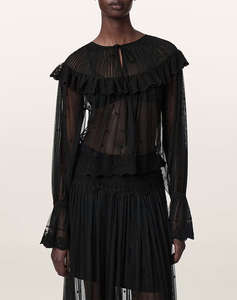ALL SAINTS TRIXIE LACE TOP