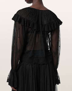 ALL SAINTS TRIXIE LACE TOP