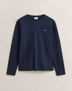 GANT БЛУЗА С ДЪЛЪГ РЪКАВ REG SHIELD LS T-SHIRT