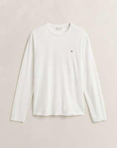 GANT БЛУЗА С ДЪЛЪГ РЪКАВ REG SHIELD LS T-SHIRT