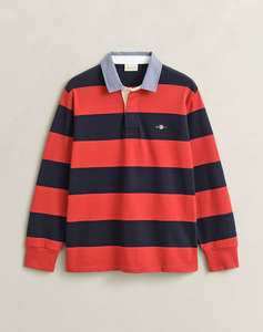 GANT БЛУЗА С ДЪЛЪГ РЪКАВ REG CHAMBRAY STRIPE HEAVY RUGGER