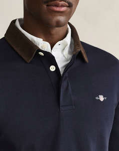 GANT БЛУЗА С ДЪЛЪГ РЪКАВ CORD COLLAR RUGGER