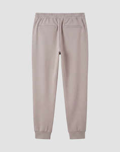 ANTONY MORATO MMFP00433FA150168 FLEECE TROUSERS CARROT FIT IN INTERLOCK COTTON BLEND FABRIC WITH LOGOED METAL BADGE АНЦУГ ЗА МЪЖЕ