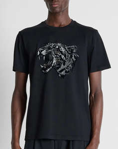 ANTONY MORATO MMKS02692FA100240 T-SHIRT REGULAR FIT IN JERSEY COTTON FABRIC WITH MATT PLASTIC AND FLOCK PRINT БЛУЗА ЗА МЪЖЕ
