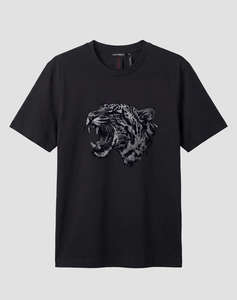 ANTONY MORATO MMKS02692FA100240 T-SHIRT REGULAR FIT IN JERSEY COTTON FABRIC WITH MATT PLASTIC AND FLOCK PRINT БЛУЗА ЗА МЪЖЕ