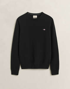 GANT ПУЛОВЕР С ДЪЛЪГ РЪКАВ SUPERFINE LAMBSWOOL C-NECK