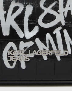 KARL LAGERFELD JEANS KLJ LOGO SM SHOULDER BAG QUOTE