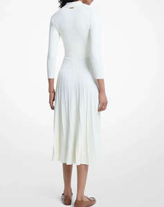 MICHAEL KORS POLO FLARE MIDI DRESS