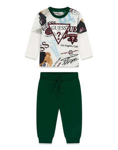 GUESS SET LS T-SHIRT+ACTIVE PANTS КОМПЛЕКТ ЗА ДЕЦА BOY