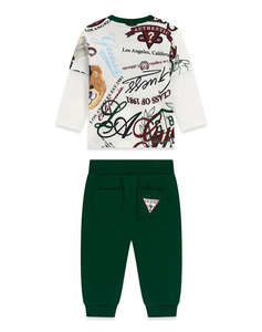 GUESS SET LS T-SHIRT+ACTIVE PANTS КОМПЛЕКТ ЗА ДЕЦА BOY