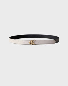 CALVIN KLEIN JEANS FACTED CK BUCKLE 25MM REV ADJ M