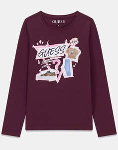 GUESS LS T-SHIRT БЛУЗА ЗА ДЕЦА GIRL