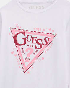 GUESS LS T-SHIRT_LOGO БЛУЗА ЗА ДЕЦА GIRL