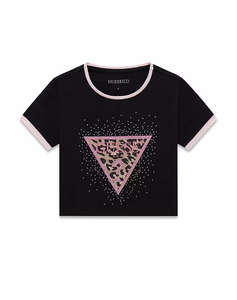 GUESS CROP SS T-SHIRT БЛУЗА ЗА ДЕЦА GIRL