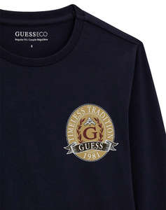 GUESS LS T-SHIRT_LOGO БЛУЗА ЗА ДЕЦА BOY
