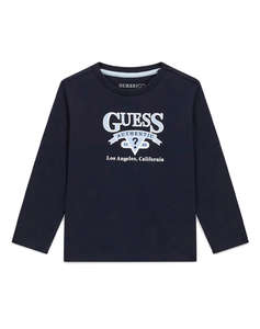 GUESS LS T-SHIRT_LOGO БЛУЗА ЗА ДЕЦА BOY