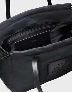 CALVIN KLEIN JEANS NYLON DRAWSTRING SATCHEL BAG