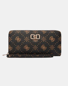 GUESS EMELIE LOGO SLG LRG ZIP AROUND АКСЕСОАР ЗА ЖЕНИ