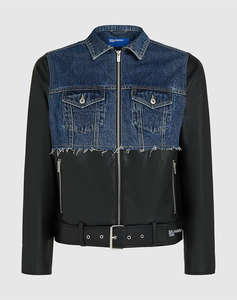 KARL LAGERFELD JEANS KLJ MIXED MATERIAL JACKET