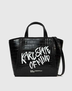 KARL LAGERFELD JEANS KLJ LOGO MINI TOTE QUOTE