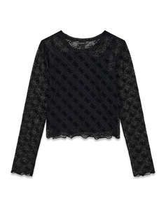 GUESS MESH LS T-SHIRT БЛУЗА ЗА ДЕЦА GIRL