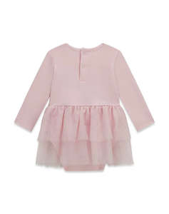 GUESS MIXED FABRIC LS DRESS BODYSUIT ГАЩЕРИЗОН ЗА ДЕЦА GIRL