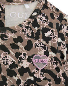 GUESS INTERLOCK LS DRESS BODYSUIT ГАЩЕРИЗОН ЗА ДЕЦА GIRL