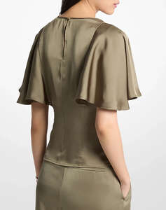 MICHAEL KORS CAPE SLEEVE TOP